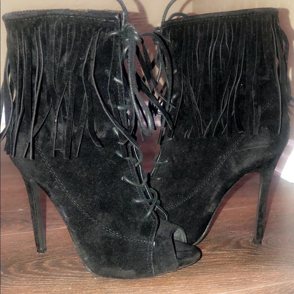 6.5 black heels